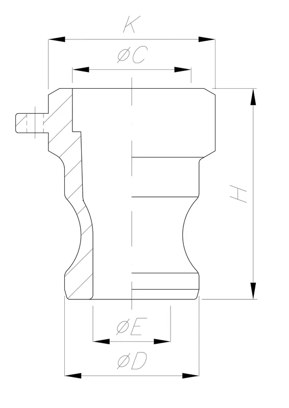 Adaptor Female Threaded
